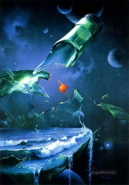Popular Fantasy Painting - Book Cover for Drift Glass Fantasy